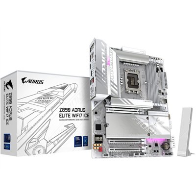 Gigabyte Aorus Elite Wifi 7 ICE Z890 Motherboard ATX με Intel 1851 Socket