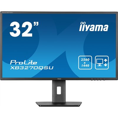 Iiyama ProLite XB3270QSU-B1 IPS Monitor 31.5" QHD 2560x1440 με Χρόνο Απόκρισης 3ms GTG
