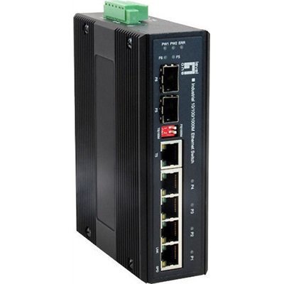 Level One IES-0600 Unmanaged L2 Switch με 4 Θύρες Gigabit (1Gbps) Ethernet και 2 SFP Θύρες