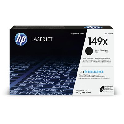 HP 149X Γνήσιο Toner Laser Εκτυπωτή Μαύρο High Yield 9500 Σελίδων (W1490X)