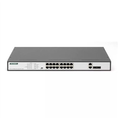 Digitus DN-95342 Unmanaged L2 PoE+ Switch με 16 Θύρες Gigabit (1Gbps) Ethernet και 2 SFP Θύρες