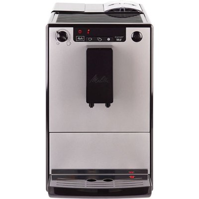 Melitta Solo Pure Αυτόματη Μηχανή Espresso 1400W Πίεσης 15bar με Μύλο Άλεσης Ασημί
