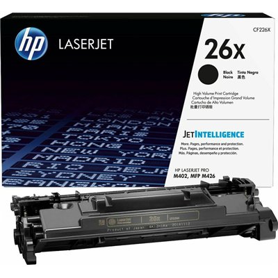 HP 26X Γνήσιο Toner Laser Εκτυπωτή Μαύρο High Yield 9000 Σελίδων (CF226X)