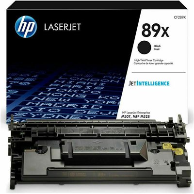 HP 89X Γνήσιο Toner Laser Εκτυπωτή Μαύρο High Yield 10000 Σελίδων (CF289X)