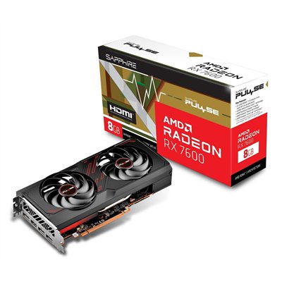 Sapphire Radeon RX 7600 8GB GDDR6 Pulse Κάρτα Γραφικών 11324-01-20G