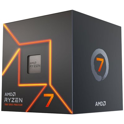 AMD Ryzen 7 7700 3.8GHz Επεξεργαστής 8 Πυρήνων για Socket AM5 σε Κουτί με Ψύκτρα