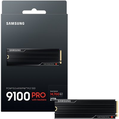 Samsung 9100 Pro SSD 2TB M.2 NVMe PCI Express 5.0 MZ-VAP2T0CW