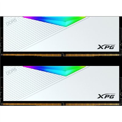 Adata Lancer RGB DDR5 64GB RAM με 2x32GB Modules και Ταχύτητα 6400 για Desktop AX5U6400C3232G-DCLARWH