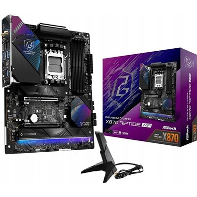 ASRock X870 Phantom Gaming Riptide WiFi Motherboard ATX με AMD AM5 Socket