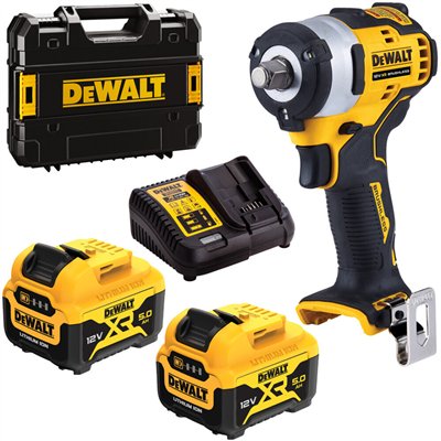 Dewalt DCF901P2 Μπουλονόκλειδο Μπαταρίας 12V 2x5Ah με Υποδοχή 1/2"
