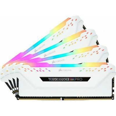 Corsair Vengeance RGB Pro SL DDR4 64GB RAM με 4x16GB Modules και Ταχύτητα 3200 για Desktop CMH64GX4M4E3200C16W