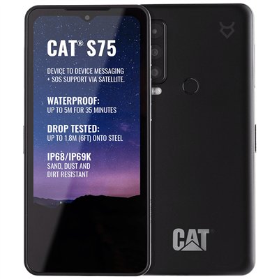 CAT S75 5G Dual SIM (6/128GB) Ανθεκτικό Smartphone Μαύρο