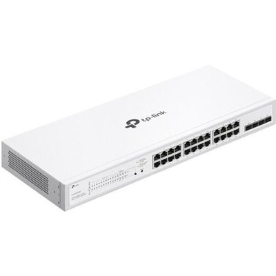 TP-LINK FS328GP v1 Managed L2 PoE+ Switch με 24 Θύρες Gigabit (1Gbps) Ethernet και 4 SFP Θύρες