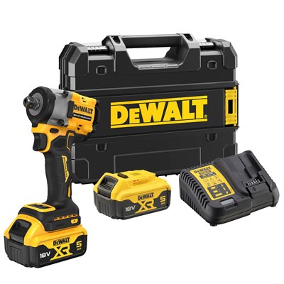 Dewalt DCF922P2T Brushless Μπουλονόκλειδο Μπαταρίας 18V 2x5Ah με Υποδοχή 1/2"