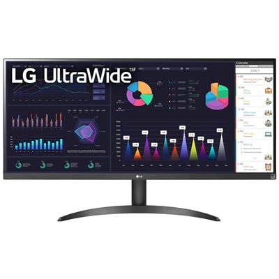 LG 34WQ500-B Ultrawide IPS HDR Monitor 34" FHD 2560x1080 με Χρόνο Απόκρισης 5ms GTG