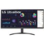 LG 34WQ500-B Ultrawide IPS HDR Monitor 34" FHD 2560x1080 με Χρόνο Απόκρισης 5ms GTG
