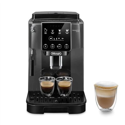 De'Longhi Magnifica Start Αυτόματη Μηχανή Espresso 1450W Πίεσης 15bar με Μύλο Άλεσης Μαύρη