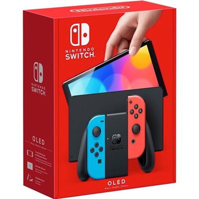 Nintendo Switch OLED 64GB Neon Blue & Red