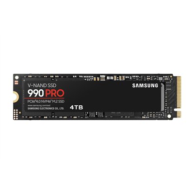 Samsung 990 Pro SSD 4TB M.2 NVMe PCI Express 4.0 MZ-V9P4T0BW