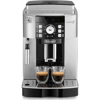 De'Longhi Magnifica Αυτόματη Μηχανή Espresso 1450W Πίεσης 15bar με Μύλο Άλεσης Ασημί