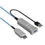 Lindy USB 2.0 Cable USB-A male - USB-A female / USB-A male Μπλε 30m 43345