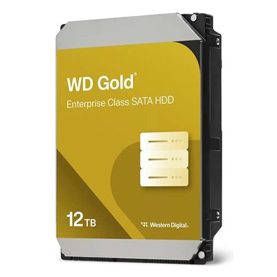 Western Digital Gold 12TB HDD Σκληρός Δίσκος 3.5" SATA III 7200rpm με 512MB Cache για Server WD122KRYZ