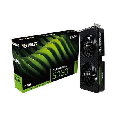 Palit GeForce RTX 5060 8GB GDDR7 Dual Κάρτα Γραφικών NE75060019P1-GB2063D