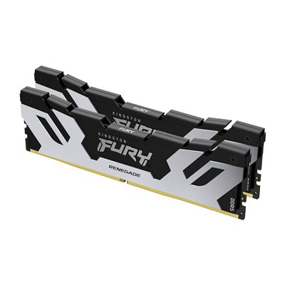 Kingston Fury Renegade Silver DDR5 96GB RAM με 2x48GB Modules και Ταχύτητα 6000 για Desktop KF560C32RSK2-96