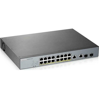 Zyxel GS1350-18HP Managed L2 PoE+ Switch με 16 Θύρες Gigabit (1Gbps) Ethernet και 2 SFP Θύρες