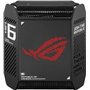 Asus ROG Rapture GT6 WiFi Mesh Network Access Point Wi‑Fi 6 Tri Band (2.4 & 5 & 5GHz) Μαύρο