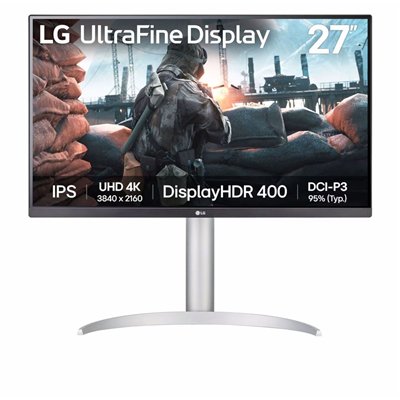 LG UltraFine 27UP650K-W IPS HDR Monitor 27" 4K 3840x2160 με Χρόνο Απόκρισης 5ms GTG