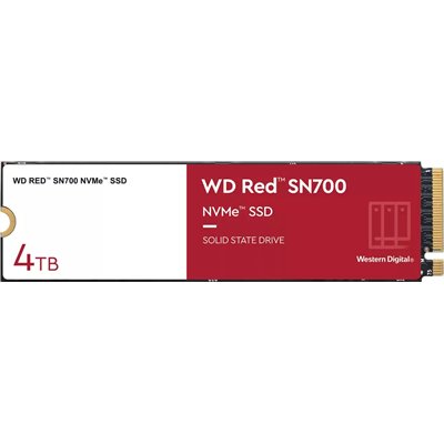 Western Digital Red SN700 SSD 4TB M.2 NVMe PCI Express 3.0 WDS400T1R0C