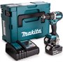 Makita DHP484RTJ Κρουστικό Δραπανοκατσάβιδο Μπαταρίας Brushless 18V 2x5Ah DHP484RTJ