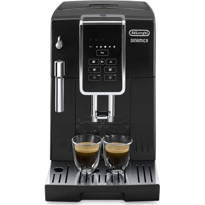 De'Longhi Dinamica Αυτόματη Μηχανή Espresso 1450W Πίεσης 15bar με Μύλο Άλεσης Μαύρη