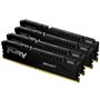 Kingston Fury Beast DDR5 128GB RAM με 4x32GB Modules και Ταχύτητα 5200 για Desktop KF552C40BBK4-128