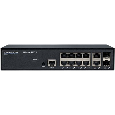 Lancom GS-2310 Managed L2 PoE Switch με 8 Θύρες Gigabit (1Gbps) Ethernet και 2 SFP Θύρες