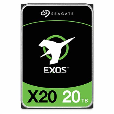 Seagate Exos X20 20TB HDD Σκληρός Δίσκος 3.5" SATA III 7200rpm με 256MB Cache για Server ST20000NM007D