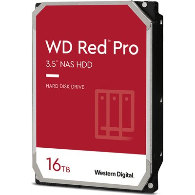Western Digital Red Pro 16TB HDD Σκληρός Δίσκος 3.5" SATA III 7200rpm με 512MB Cache για NAS WD161KFGX