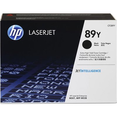 HP 89Y Γνήσιο Toner Laser Εκτυπωτή Μαύρο Extra High Yield 20000 Σελίδων (CF289Y)