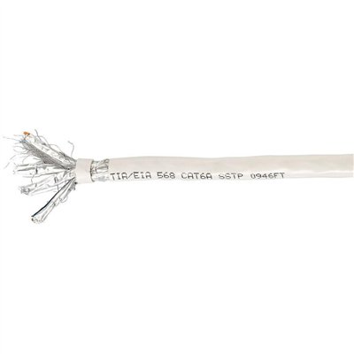 Equip S/FTP Cat.6a Καλώδιο Δικτύου Ethernet χωρίς ακροδέκτες 305m Γκρι 1τμχ (401493)