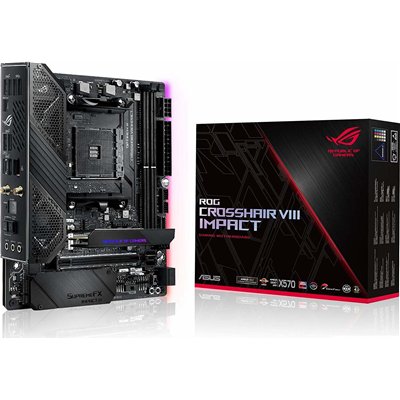 Asus ROG Crosshair VIII Impact X570 Wi-Fi Motherboard Mini DTX με AMD AM4 Socket