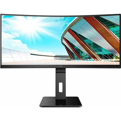 AOC CU34P2A Ultrawide VA Curved Monitor 34" QHD 3440x1440 με Χρόνο Απόκρισης 4ms GTG