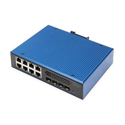 Digitus DN-651160 Managed L3 Switch με 8 Θύρες Gigabit (1Gbps) Ethernet και 4 SFP Θύρες