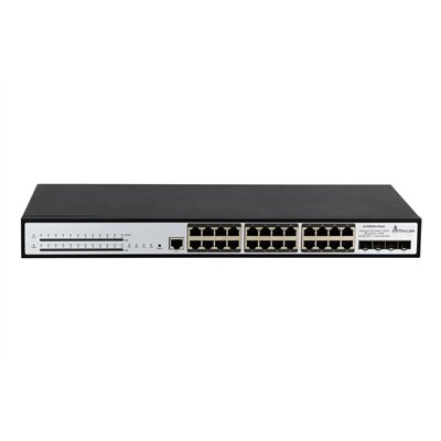 Extralink Chiron Pro Managed L3 PoE+ Switch με 24 Θύρες Ethernet και 4 SFP Θύρες