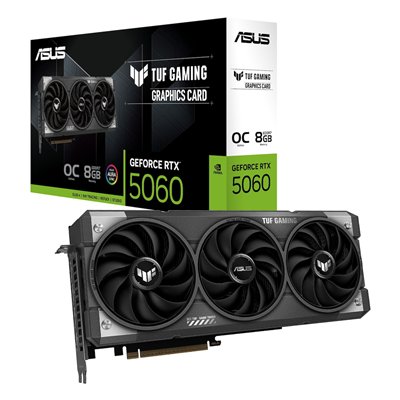 Asus GeForce RTX 5060 8GB GDDR7 TUF Gaming OC Edition Κάρτα Γραφικών 90YV0N00-M0NA00