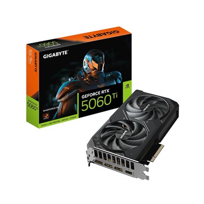 Gigabyte GeForce RTX 5060 Ti 8GB GDDR7 Windforce Κάρτα Γραφικών GV-N506TWF2-8GD
