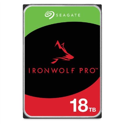 Seagate IronWolf Pro 18TB HDD Σκληρός Δίσκος 3.5" SATA III 7200rpm με 256MB Cache για NAS ST18000NT001