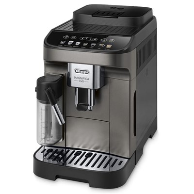 De'Longhi Magnifica Evo Αυτόματη Μηχανή Espresso 1450W Πίεσης 15bar για Cappuccino με Μύλο Άλεσης Ασημί