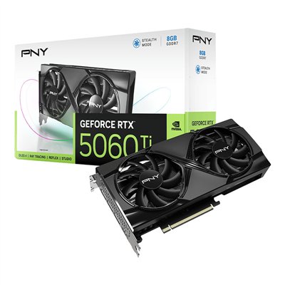 PNY GeForce RTX 5060 Ti 8GB GDDR7 Dual Fan Κάρτα Γραφικών VCG5060T8DFXPB1