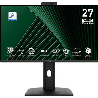MSI PRO MP275QPDGDE IPS HDR Monitor 27" QHD 2560x1440 με Χρόνο Απόκρισης 4ms GTG